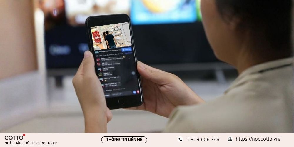 Hình thức livestream bán thiết bị vệ sinh
