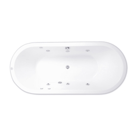 BTW339EL WH bồn tắm massage xây bệ CAPSULE