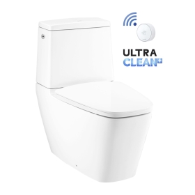 C135137 Bồn cầu 2 khối xả không chạm Hercules Curve