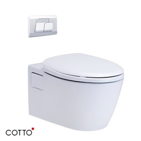 SC1986(T) Bồn cầu treo tường nắp đóng êm Charisma