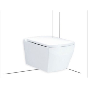 SC198717(T) Bồn cầu treo tường nắp đóng êm Tetragon