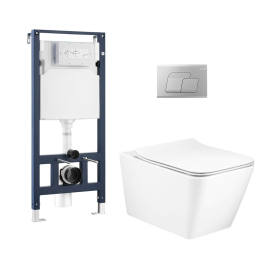 SC197627(F) Bồn cầu treo tường nắp đóng êm Simply Modish