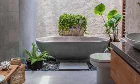2025: Năm bùng nổ của nhà tắm xanh – Xu hướng tiết kiệm nước và vật liệu thân thiện